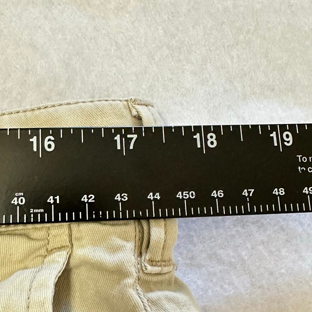 Faherty Island Life Shorts 8" Organic Cotton Tan Khaki Chino MBS2203 Mens Sz 35 - Picture 8 of 10